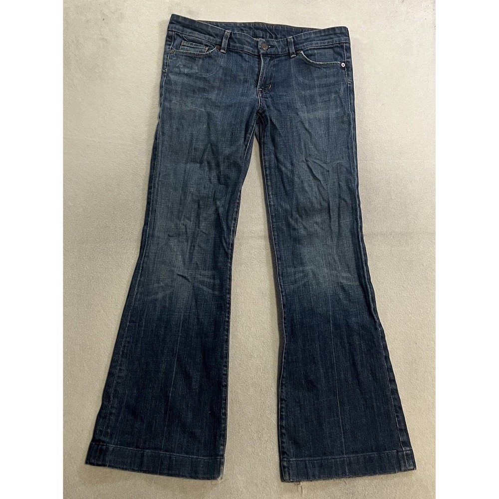 Citizens of Humanity Faye 003 Low Waist Full Leg Stretch Jeans Size 31 USA Flare